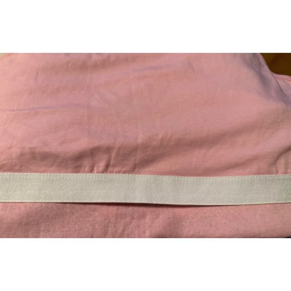 Biker Clothing Company 3XL Pink Silver‎ Sequins Sleeveless Wing Pattern